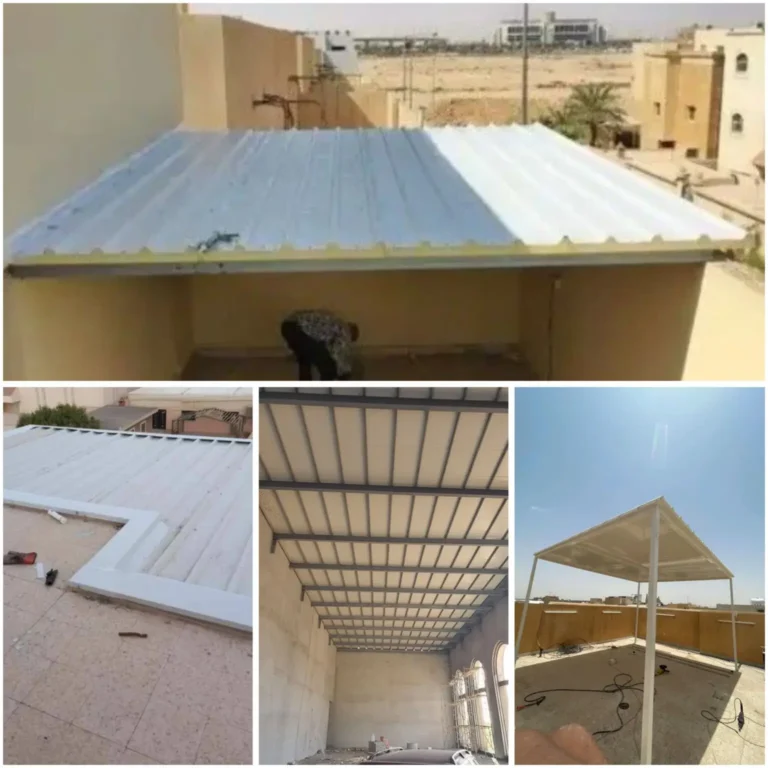 بيوت شعر والخيام والقرميد والسندوتش بانل في الشرقية